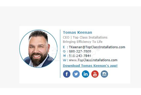 Create Professional Clickable Email Signature