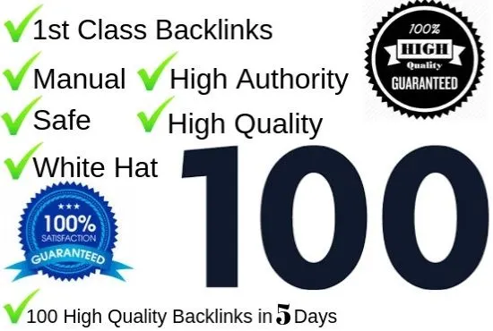 High Powerful 100 Backlinks 50 PR-9,20 EDU/GOV and 30 Bookmarks DA(80-100),