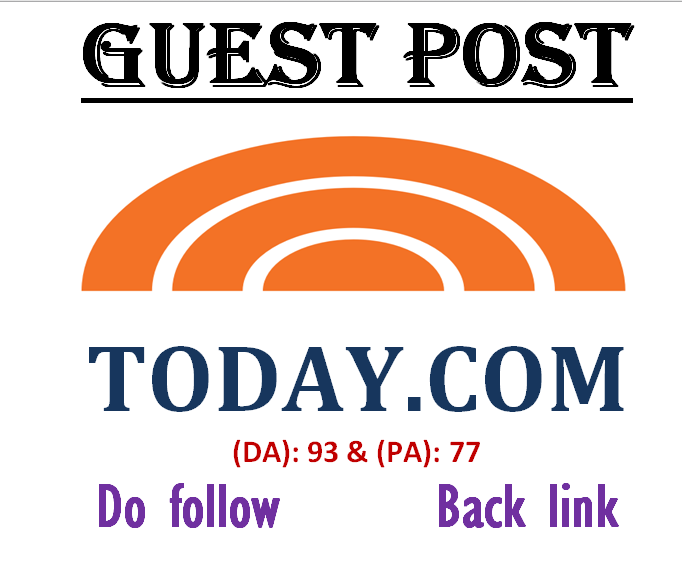 Write & publish premium guest post on Today.com DA-93