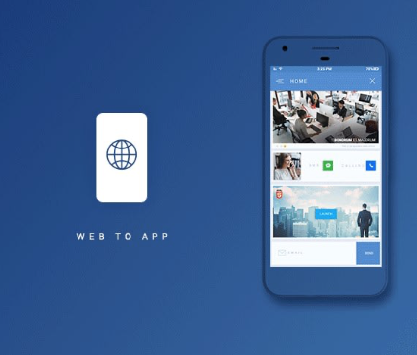 Convert website to android app