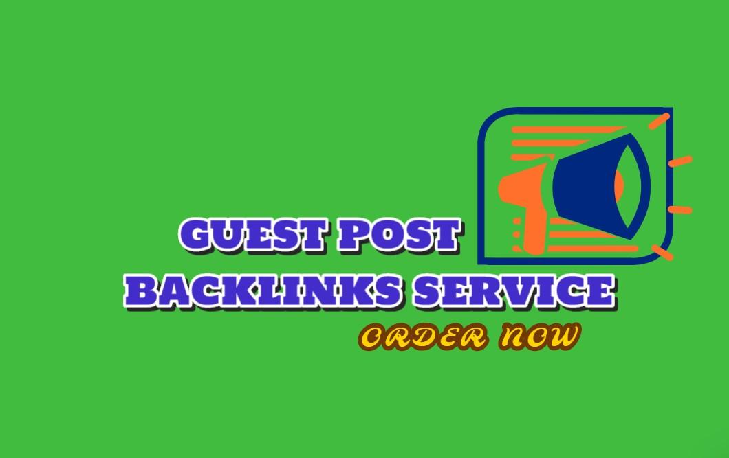 Write and Publish 5 Guest post on DA 100 to 40 Websites