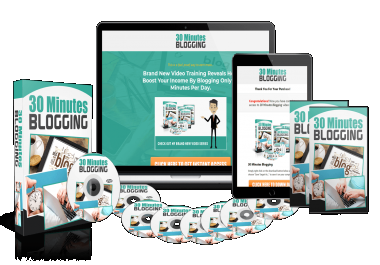 30 Minutes Blogging Video Training PLR White Label Rights