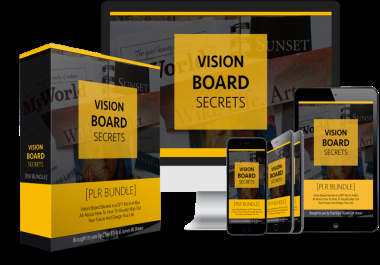 Vision Board Secrets PLR Bundle Pack