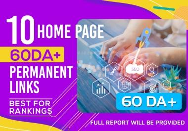 HOME Page Permanent 10 60DA+ LINK FULL REPORT