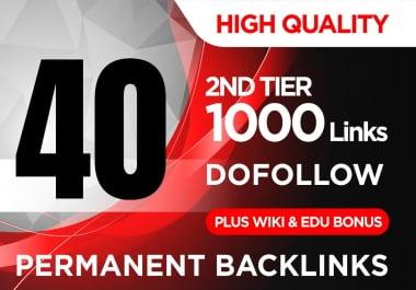 EDU + WIKI 40 Dofollow High pr Blog Manually contxtual link Then 1000 web 2.0 + wiki