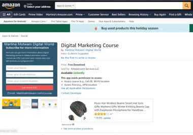 DA 98 Dofollow Authority Backlinks From Amazon Link Building