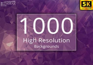 Get 1000 High Resolution Backgrounds Bundle Worth 300 with commercial license