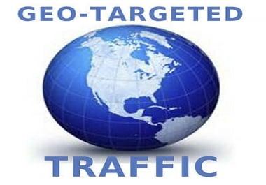 send 100000 organic web traffic from any country GEO target visitors
