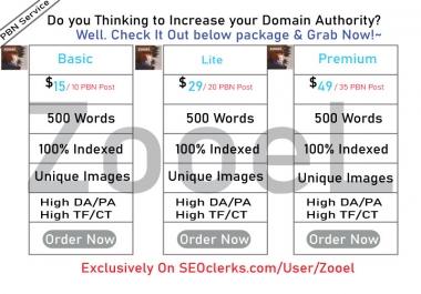 10+ PBN Post Backlinks High DA/PA TF/CF -Best Google Ranking