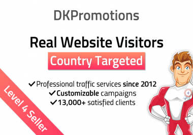 TARGETED 10,000 Real Visitors to your website
