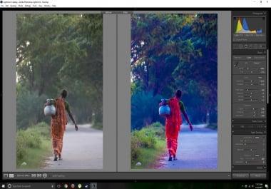 Color correction and edited by Adobe LightRoom