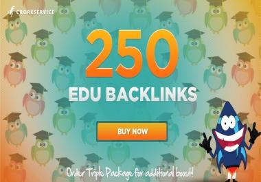 250 EDU High Quality SEO Backlinks