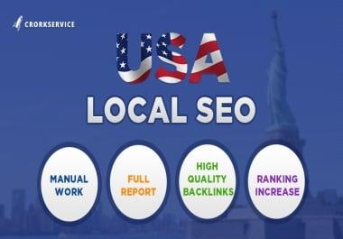 USA Local SEO - high quality backlinks to get rankings