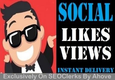 Start Instant 100 Likes Or 1000 Views