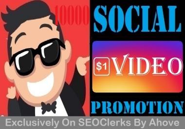 Start Insatnt 10000 Views To Social Media Videos