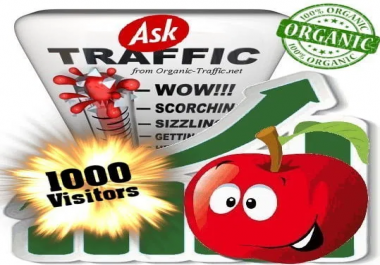 Organic search traffic from Ask. com with your Keyword