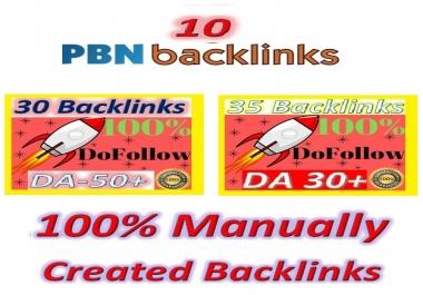 Manually Create High Authority Backlinks PBN & Do-follow Quality for your Websites