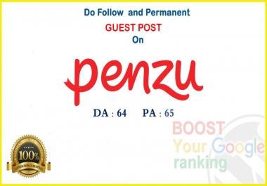 Publish a Guest Post On Penzu DA64 DR71 with your link