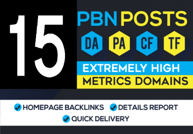 15 Manual High DA Do-Follow PBN Permanent Link