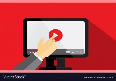 1K Video Marketing social Media Promotion for 10