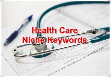 Niche keywords research Health Care 2019 Instant Download