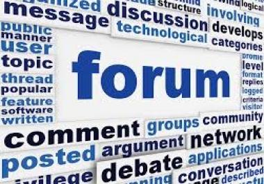 Promote your Wesbsite Or Service in 110 Arabic Forums