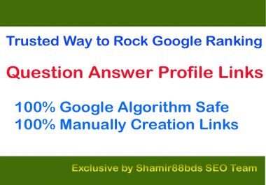 Trusted 40 Question Answer Profile Links to Page Rank 1