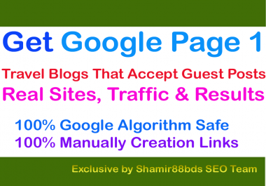 Write and Publish 2 Dofollow Travel Guest Posts on DA56,  DA30 - 4K Visitor