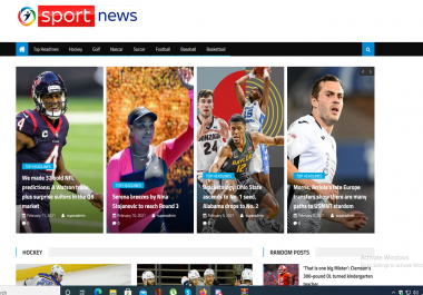 I will create a superb auto blog sport website adsense ready