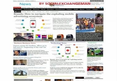 News Website with Autoupdate - No work needed