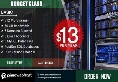 High Quality SSD Web Hosting - Yearly