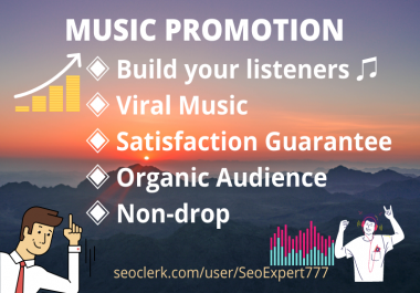 Get Organic Visitor in your Music track for Real Promotion