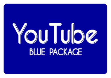 YouTube Promotion Package - Blue