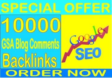 Get 10000 GSA SER Blog Comments Backlinks Boost your alexa