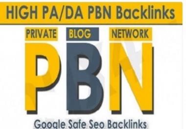 Do 50 High DA PA TF CF PBN Homepage Quality Backlinks