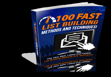 PLR 100 Fast List Building Methods And Techniques
