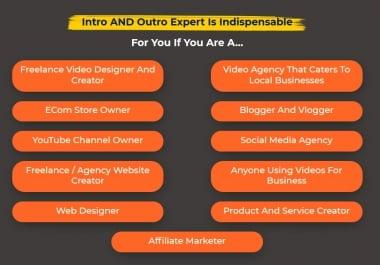 Create Captivating Intro and Outro Videos in a Few Clicks
