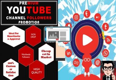 Real HQ Channel Promotions Pack Social Media Marketing