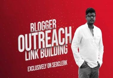 3 Blogger Outreach Backlinks On Genuine Websites