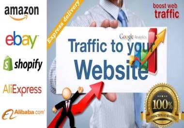 Promote any Website of Amazon,  eBay,  Shopify,  AliExpress,  Alibaba online store
