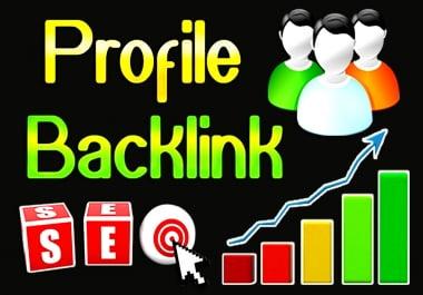 10000 Mix Profiles backlinks including Forum profiles & SN profiles