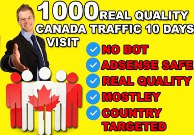 DRIVE 10000 CANADA Real quality Visitors To Your Website