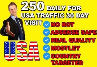 drive real Quality usa Visitors to your website