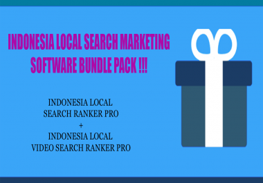Indonesia local search ranker software bundle pack