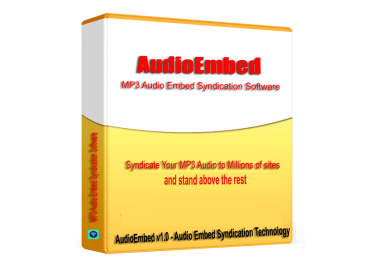 AudioEmbed - SoundCloud MP3 Audio Embed Syndication Software V1.0.1