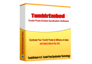 TumblrEmbed - Tumblr Posts Embed Syndication Software V1.0.1