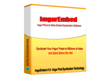ImgurEmbed - Imgur images & Video Embed Syndication Software V1.0.1