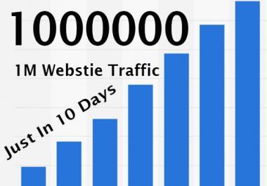 Drive 1 Million 1,000,000 Visitors Traffic Within 10 Days