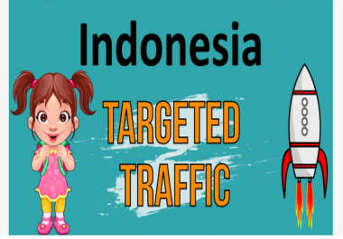 Targeted Indonesia Visitors Real Traffics To Your Site for ONE MONTH