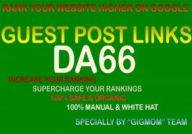 5 Dofollow Guest Posts DA66 Google News Approved FAST Growing Blogs for all Niche